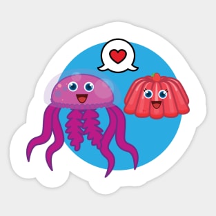 Jelly kids in love Sticker